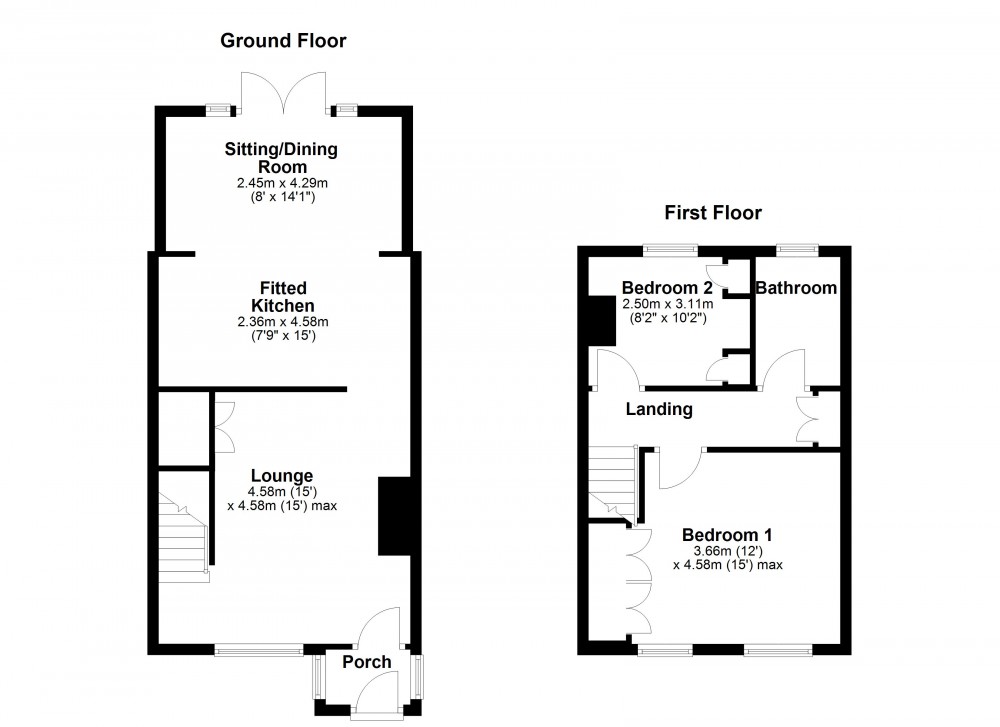 Floorplans For Meltham, Holmfirth