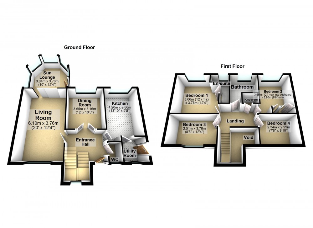 Floorplans For Honley, Holmfirth