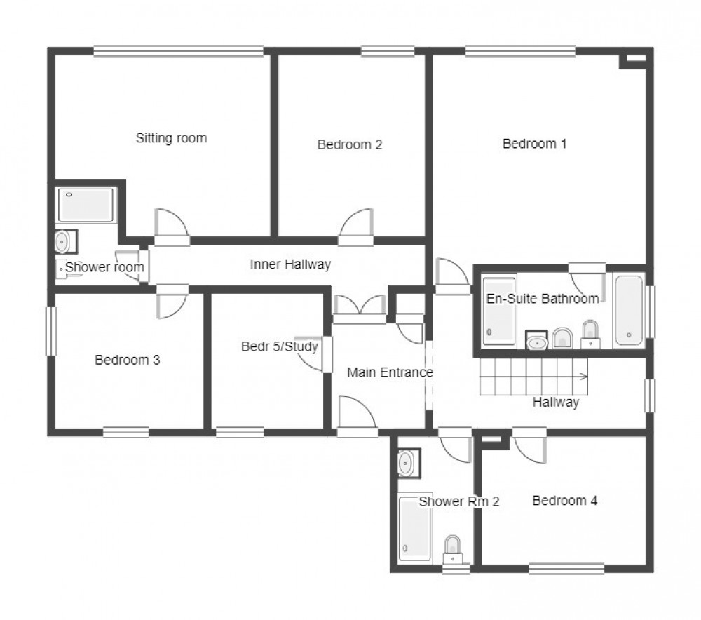Floorplans For Huddersfield Road, Holmfirth