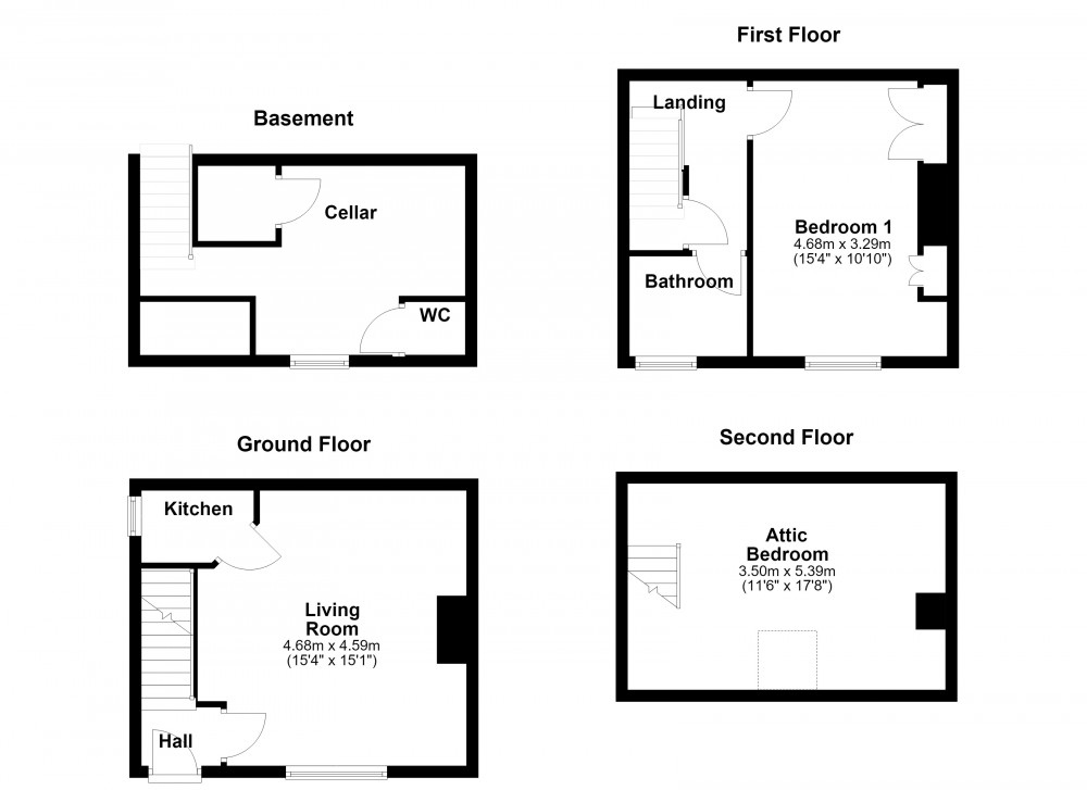 Floorplans For Honley, Holmfirth