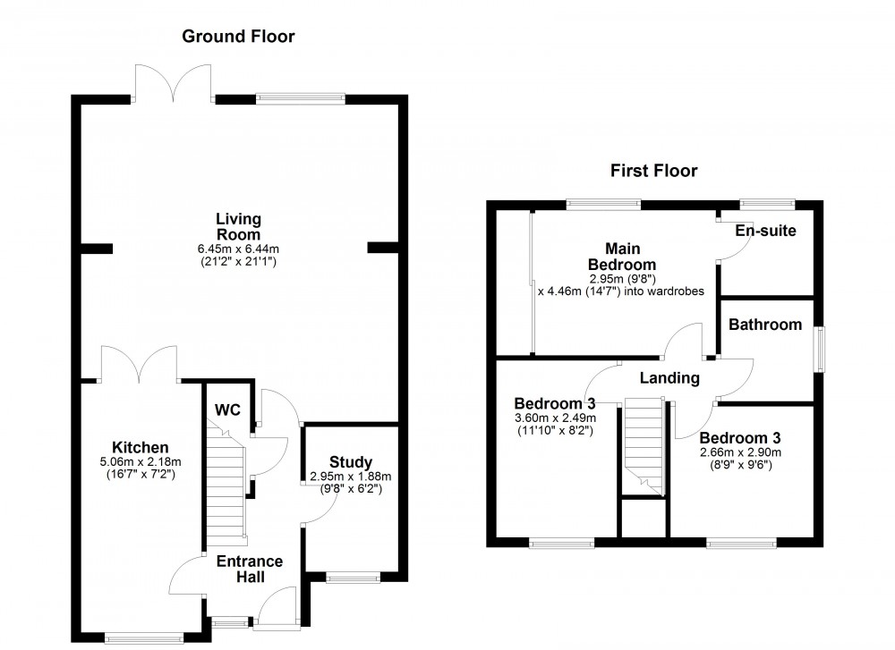 Floorplans For Honley, Holmfirth