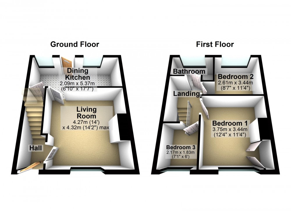 Floorplans For Honley, Holmfirth