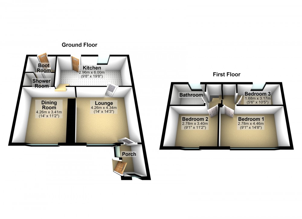 Floorplans For Slaithwaite, Huddersfield