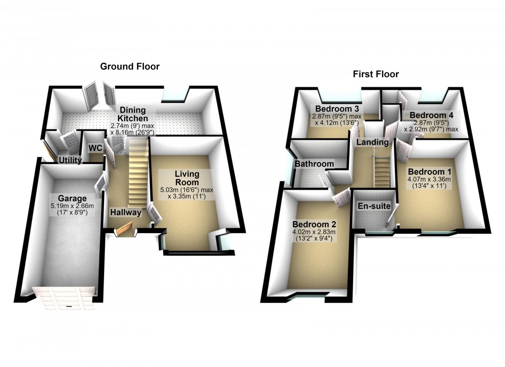 Floorplans For Netherthong, Holmfirth