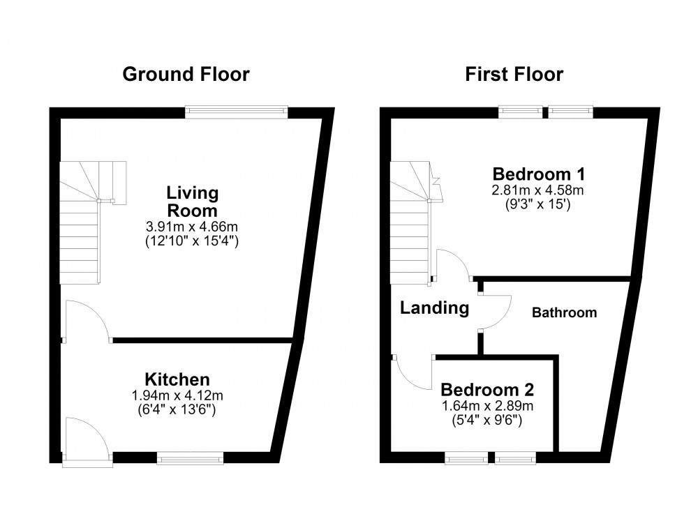 Floorplans For Honley, Holmfirth