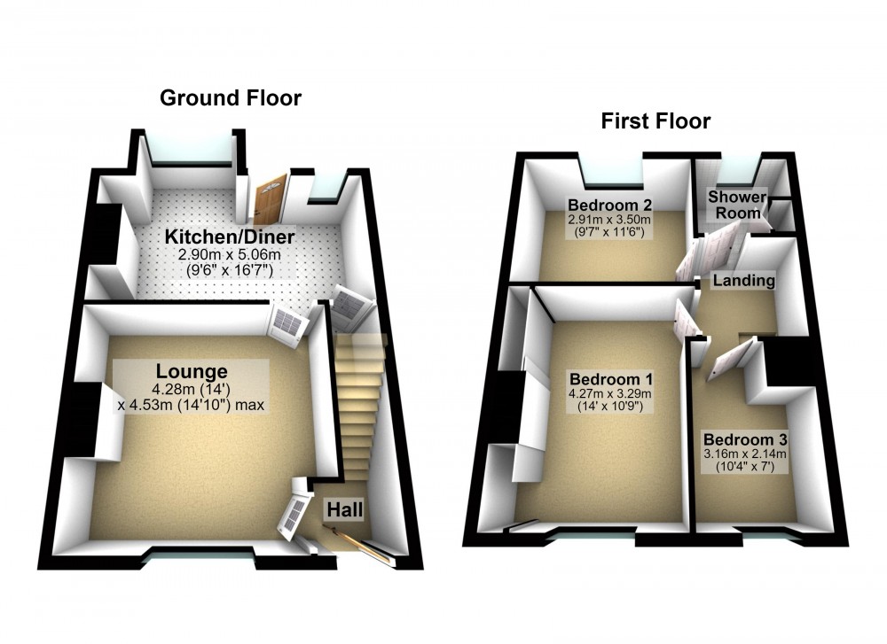 Floorplans For Honley, Holmfirth